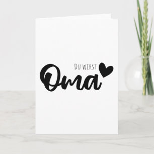 Carte Tu vas être grand-mère