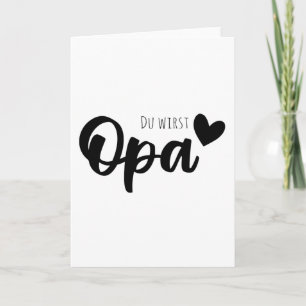 Carte Tu vas être grand-père