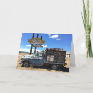 Carte tucumcari truck greeting card