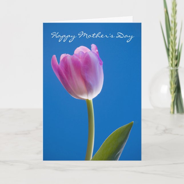 Carte Tulip, Bonne fête des mères (Devant)