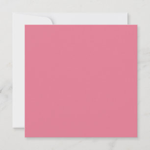 Carte Tulipe Tendance Rose Couleur Uni