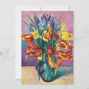 Carte Tulipes de perroquets   Henri Manguin