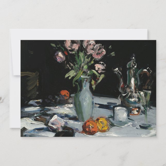 Carte Tulipes et un pot de café | Samuel John Peploe (Devant)