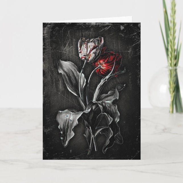 Carte Tulipes gothiques (Devant)
