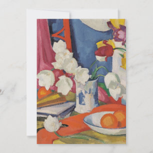 Carte Tulipes rouges et blanches Samuel John Peploe