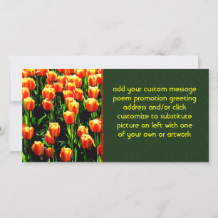 Carte Tulipes solaires