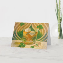 Tumbler de whiskey irlandais "Sláinte!" en forme d