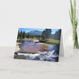 Carte Tuolumne River à Tuolumne Meadows, Yosemite, CA