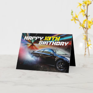 Carte Turbocharge Street Racing Anniversaire