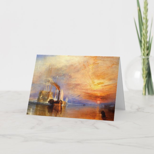 Carte turner, j m w - le combattant téméraire a remorqué (Devant)