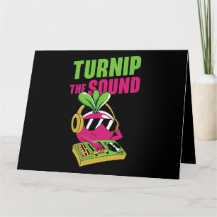 Carte Turnip DJ musicien musicien compositeur de musique