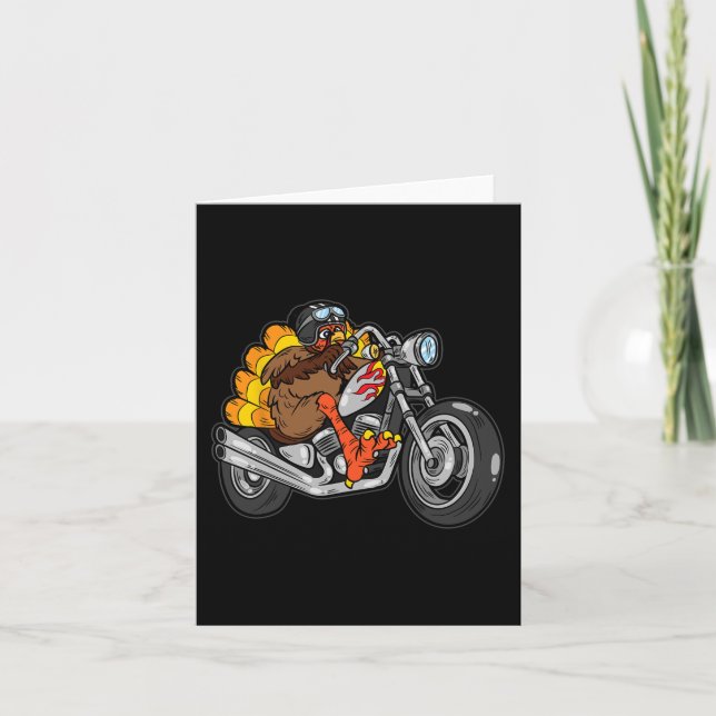 Carte Turquie équitation moto Thanksgiving Day Cool Fal (Devant)