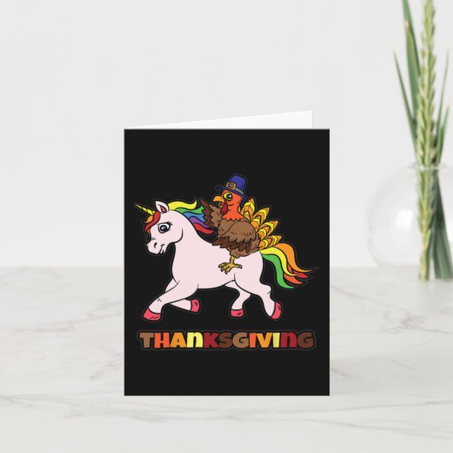 Carte Turquie équitation Unicorn Thanksgiving Day Magica (Devant)
