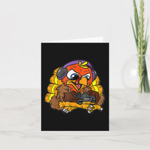 Carte Turquie Gamer Funny Thanksgiving Cool Jeux Vidéos