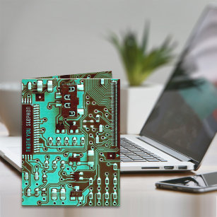 Carte turquoise bleue PCB, circuit imprimé électro