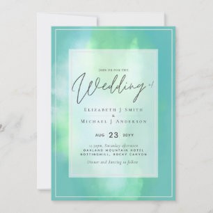 Carte Turquoise Dreams Mariage Budget moderne