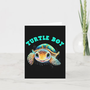 Carte Turtle Boy Favors de la Journée de la Terre Journé