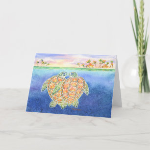 Carte Turtle Love