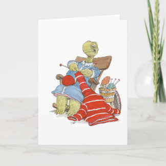 Carte Turtle tricot