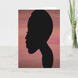 Carte TWA (teeny weeny afro) Greeting Card