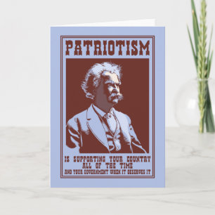 Carte Twain - Patriotisme