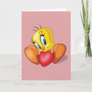 Carte Tweety Holding Heart