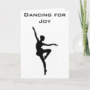 CARTE TWIN-BALLERINA ET MOI DANSONS POUR JOIE-ANNIVERSAI