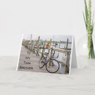 CARTE **TWIN BROTHER** SUR VOTRE JOUR SPÉCIAL! ANNIVERSA