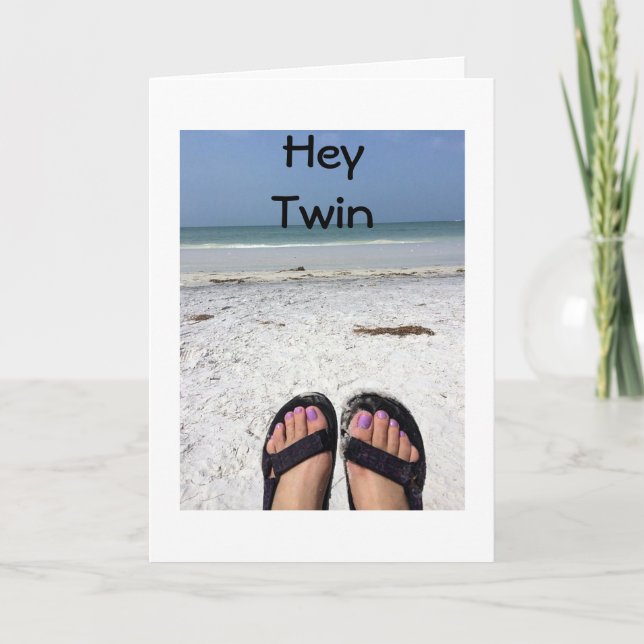 CARTE TWIN-KNOW CE QUE TU FAIS POUR "TON" ANNIVERSAIRE (Devant)
