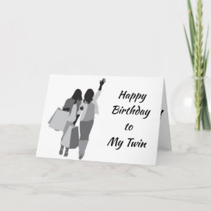 Carte ***TWIN*** RESSEMBLE "FABULOUS" sur "VOTRE ANNIVER