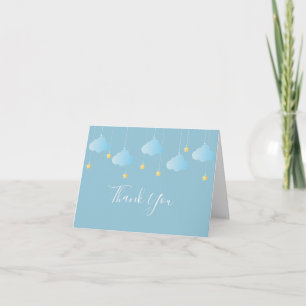 Carte Twinkle Twinkle Little Star Baby Boy Merci