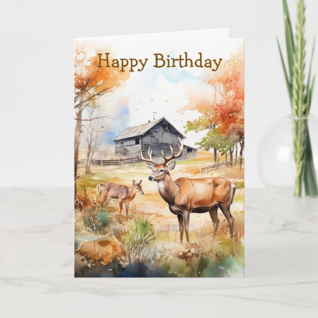 Carte Two Deer (Devant)
