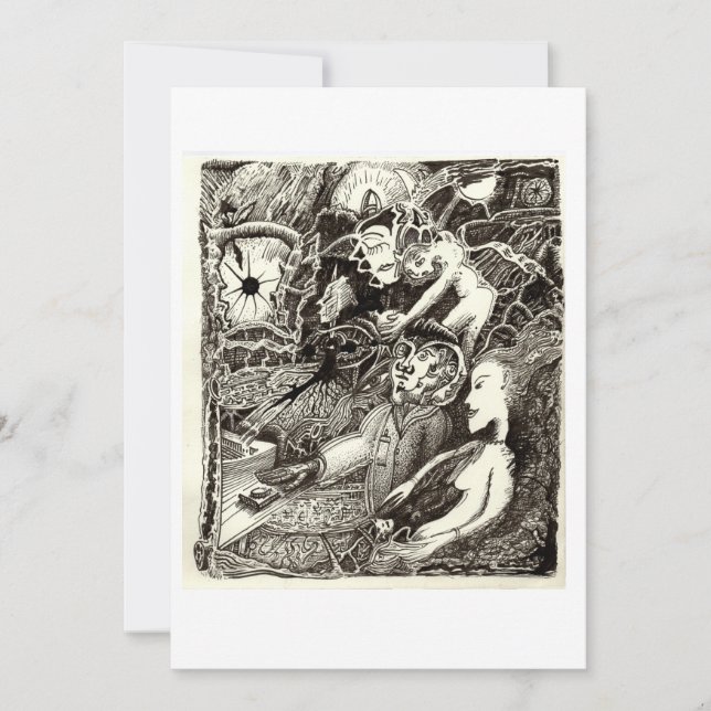 Carte Two Worlds, par Brian Benson Flat Card (Devant)