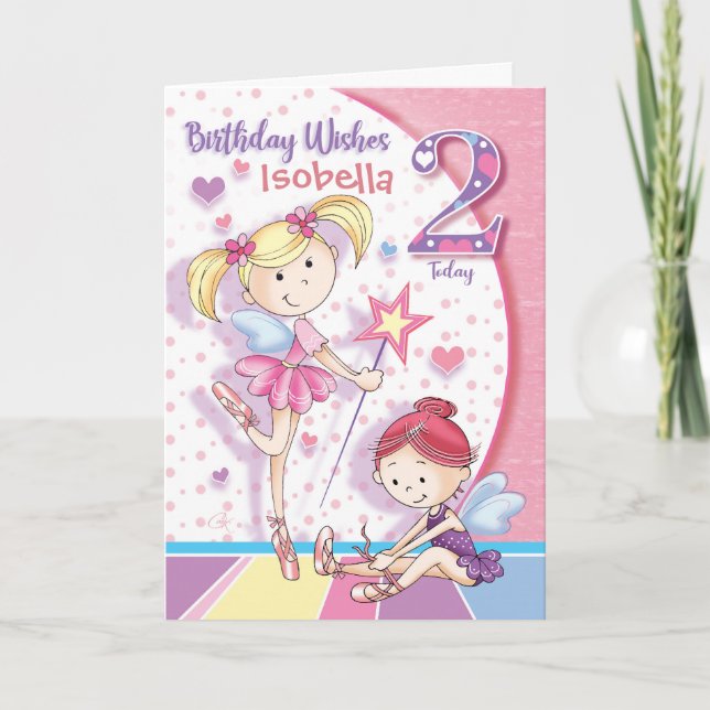 Carte Twodles, Ballet Girls, 2e anniversaire (Devant)