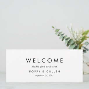 Carte Typographie chic Hangement en-tête de graphique de