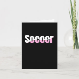 Carte Typographie de football Art moderne Swish Abstrait