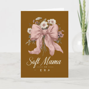 Carte Typographie de script Maman Douce Grandmillennial