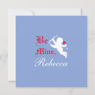 Carte Typographie Élégante Soyez mien, Dites Oui Flèche 