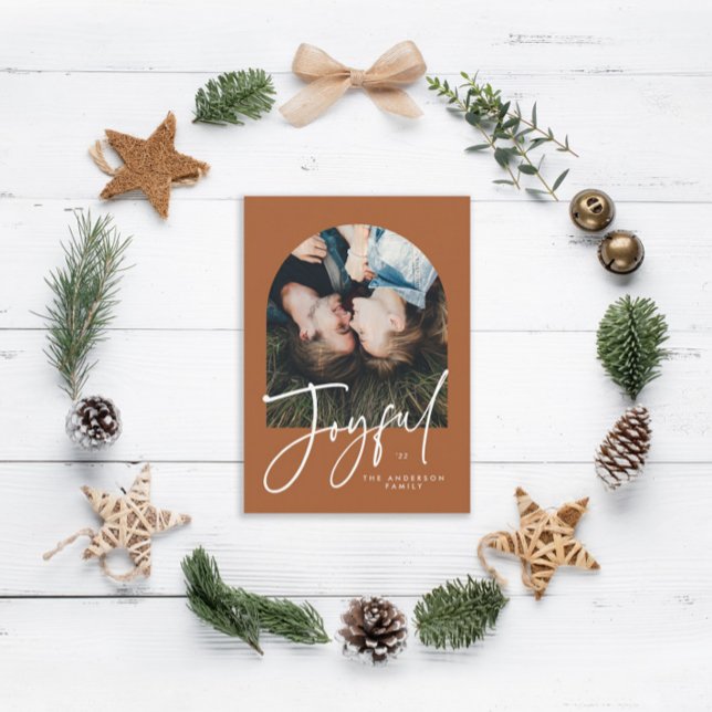 Carte Typographie moderne élégante et tendance rouille 1 (Créateur téléchargé)