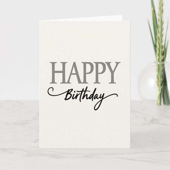 Carte typographique joyeuse (Devant)