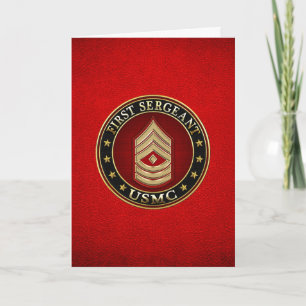 Carte U.S. Marines : Premier sergent (usmc 1stSgt) [3D]