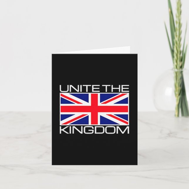 Carte Uk British Union Jack Flag Unite The Kingdom  (Devant)