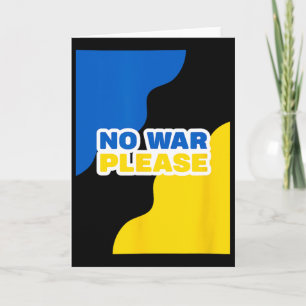 Carte Ukraine Pas de guerre s'il vous plaît Paix Avec Dr