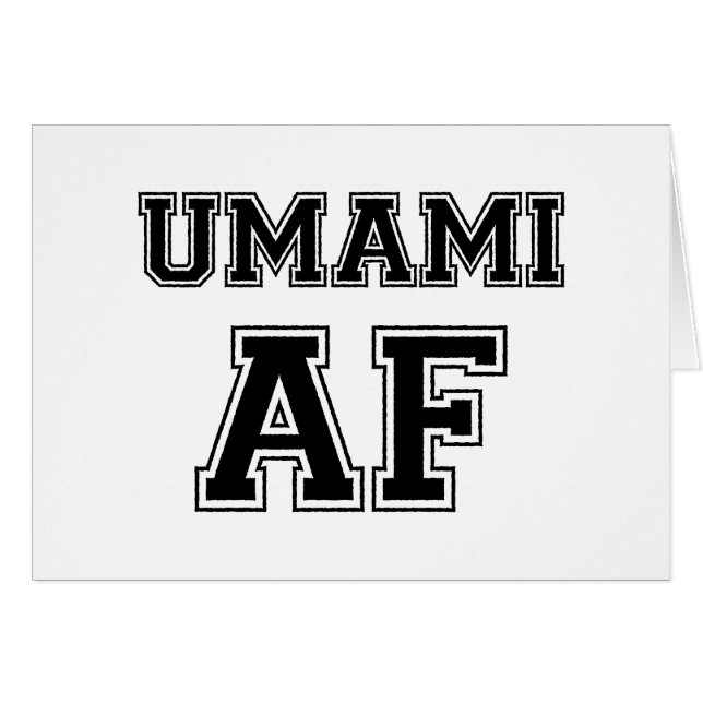 CARTE UMAMI AF (Devant horizontal)