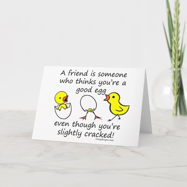 Carte Un ami est quelqu'un (Devant)