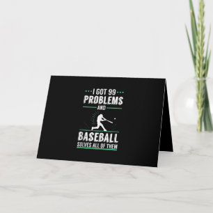 Carte Un Amoureux Du Baseball Cadeau De Nouveauté Pour U
