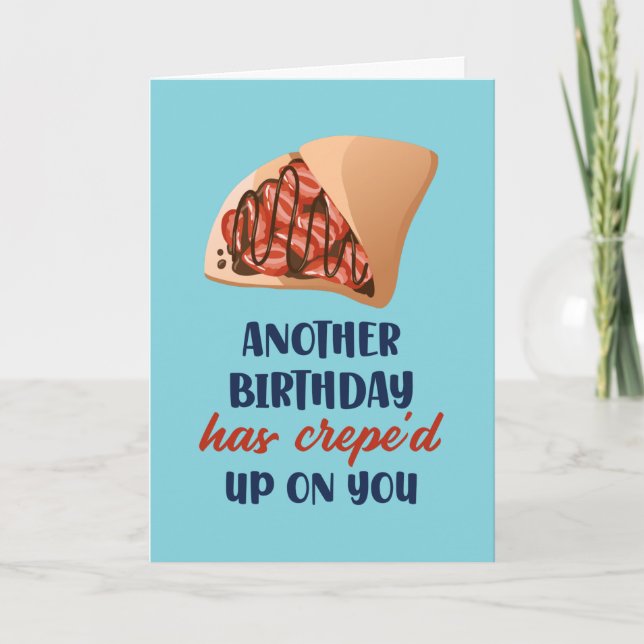 Carte Un Anniversaire A Creusé Un Anniversaire Drôle (Devant)