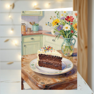 Carte Un anniversaire magnifique avec de jolies fleurs e