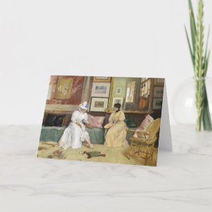 Carte Un appel convivial   William Merritt Chase