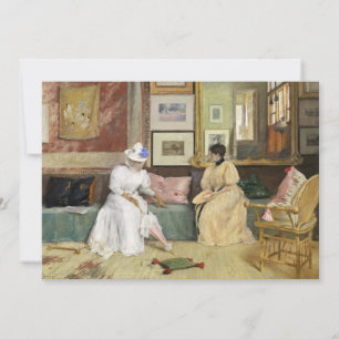 Carte Un appel convivial   William Merritt Chase